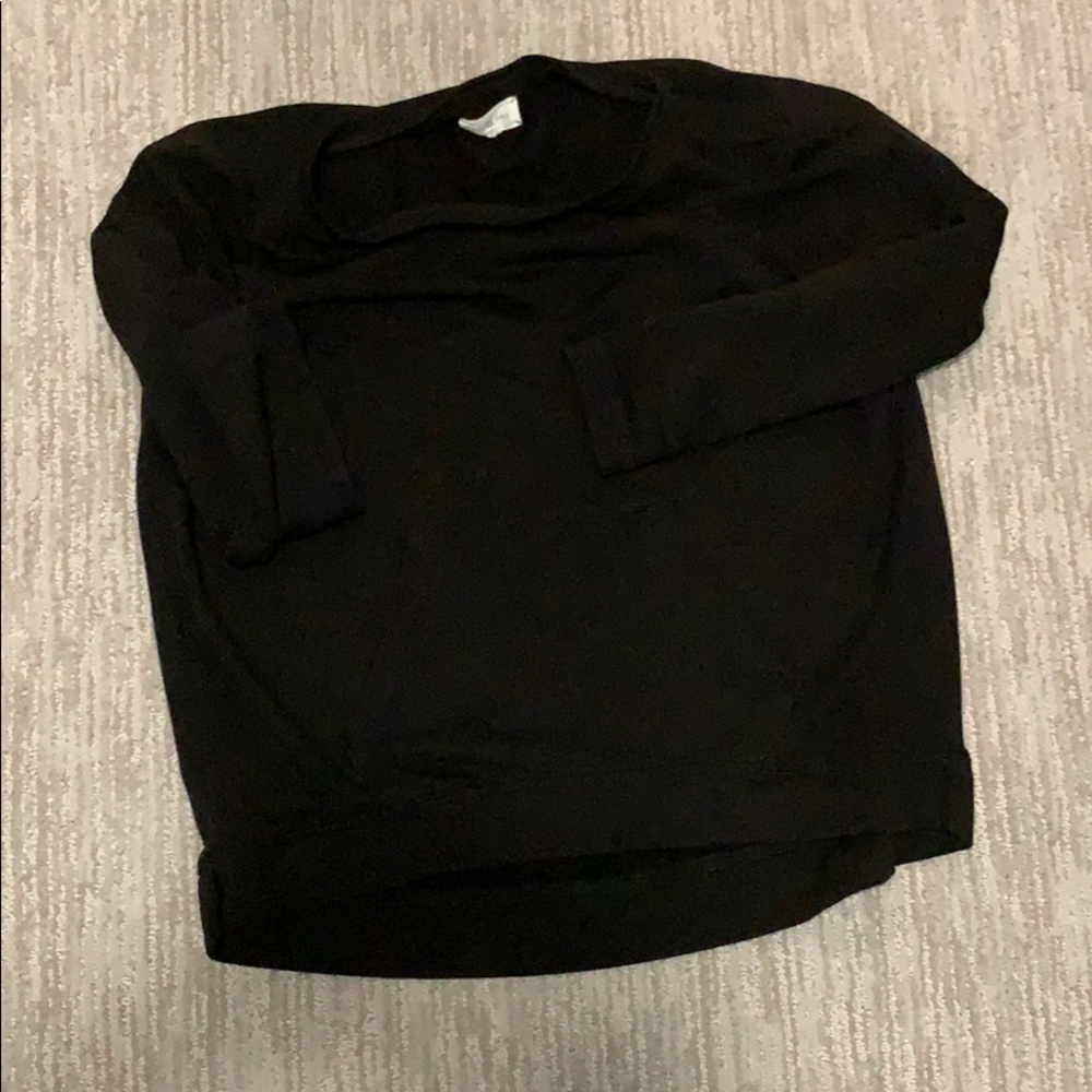 Like NEW Lou & Grey XS black oversized sweatshirt